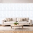 thumbnail image 2 of Dundee Deco 3D Peel and Stick Wall Panels, White, Sample 6" X 6", 2 of 6