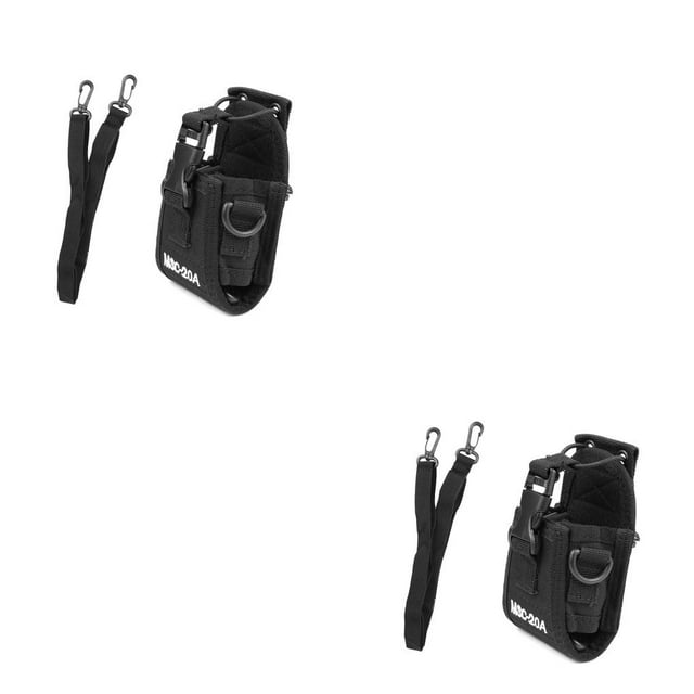 Guardoinrt MSC-20A Bag Professional Solid Color Outdoor Nylon Storage Bags Carry Holding Containers Radio Case 2Set