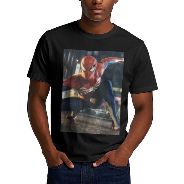 Spider-Man 180g Adult Polyester Crew Neck T-Shirt - Ironing