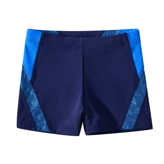 LNMQLPDBS Baby Swim Trunks Color Block Quick Dry Elastic Swim Shorts Beach Swimwear Bathing Suits Boys Toddler Boy Rashguard Swimsuit for Swimming Lesson Hot Spring for Seaside Navy 3-4 Years
