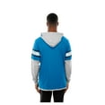 thumbnail image 5 of Men's New Era Blue Carolina Panthers Twofer Layered Long Sleeve Hoodie T-Shirt, 5 of 5