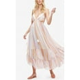 thumbnail image 3 of Free People Womens Striped Sleeveless Maxi Dress Carnival Combo Multi L, 3 of 3