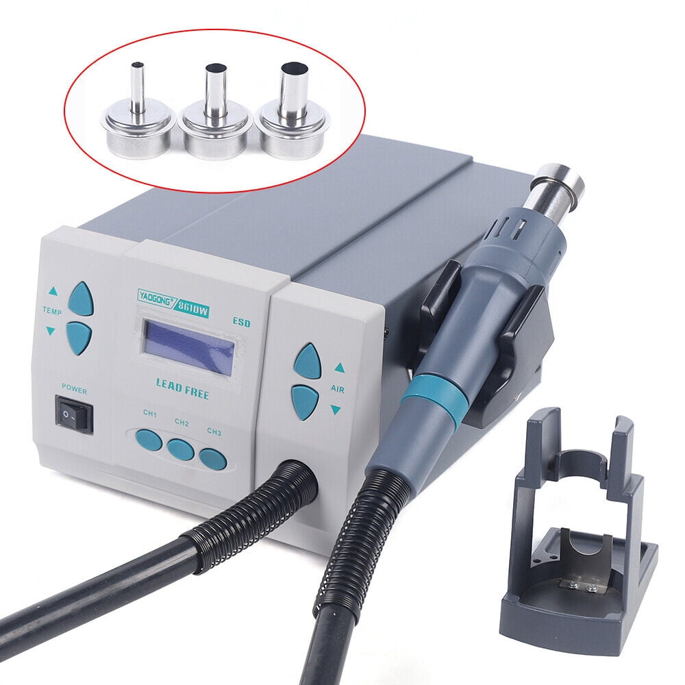 861DW 1000W Hot Air Rework Station Soldering Heat Gun Digital Display Station