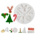 thumbnail image 2 of Christmas Cake Mold Silicone Multi-use Fondant Mold Baking Mold Chocolate Mold, 2 of 7