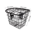 thumbnail image 2 of LOLIPPYY Panier de Vélo pour Enfants Noir Rangement pour Adultes Fer 1ensemble, 2 of 6
