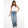 thumbnail image 2 of Celebrity Pink Women's and Women's Plus Slouchy Wide Leg Jean, Available in 30", 32", and 34" inseams, Sizes 1-24W, 2 of 6