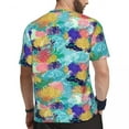 thumbnail image 3 of T Shirt For Men Gym For Couple Cute Turtles Fashion Colorful Coral Reefs Summer Tees O Neck Classic, 3 of 7