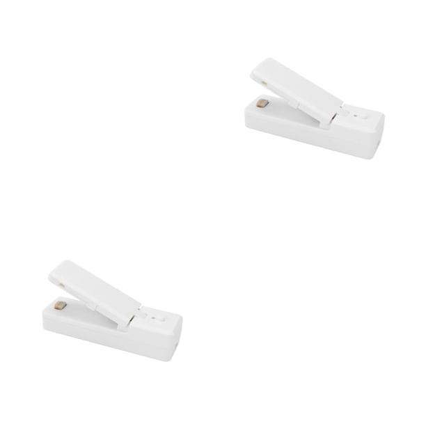 Matsuzay Sellador de carga USB de mano 2 en 1, máquina de sellado térmico de alimentos, abridor de bolsas térmicas con cable de alimentación, cocina Blanco 2piezas Matsuzay CBP330091