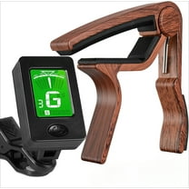 Guitar Capo with Guitar Tuner Clip Guitar Accessoriesor for Acoustic Electric Ukulele Guitar and More