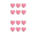 thumbnail image 1 of Wosthever 6 uds ganchos de tela de toalla autoadhesivos en forma de corazón sin necesidad de taladrar organizador adhesivo de acero inoxidable rosa 2piezas, 1 of 6