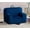 Blue, variant on Olive & Opie Kuddlez Kids/Toddlers Foam Chair with Washable Cover Grande Size, Gray