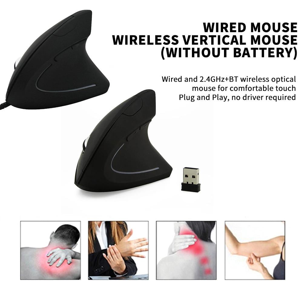 Anker Ergonomic Optical USB Wired Vertical Mouse J9V5