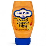 Blue Plate {Go Bold} Chipotle Lime Sauce, 12 Ounce Squeeze