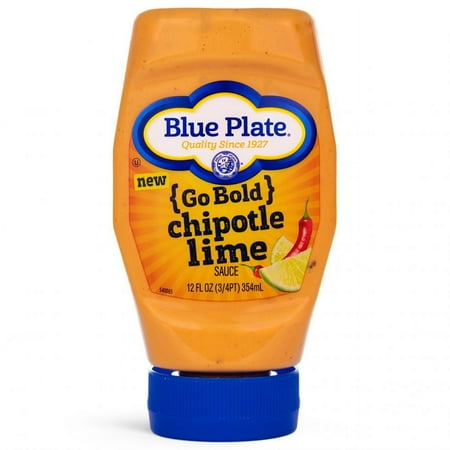 Blue Plate {Go Bold} Chipotle Lime Sauce, 12 Ounce Squeeze