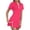 Pink, variant on 2 Piece Short Sets for Women Summer Dressy Summer Vacation Beach Outfits Loungewear Slim Fit Stretch Zipper Short Sleeve Short Sport Set Matching Outfits