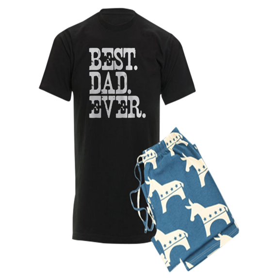 CafePress - Best Dad Ever - Men's Dark Pajamas