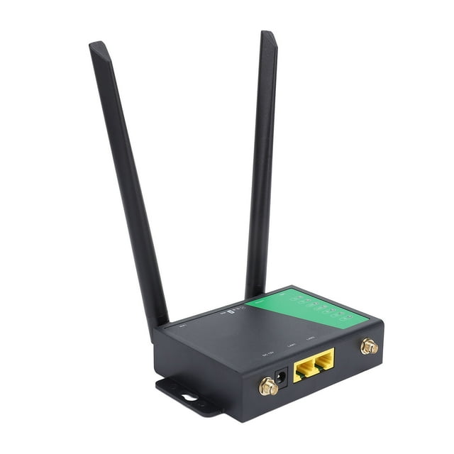 Enrutador 4G Con Ranura para Tareteta Sim, Ennalámbrico 4g Lte Con Antena Desmontable, Puertos Ethernet Duales, Enrutador de Punto de Acceso Móvil Inalámbrico Compatible