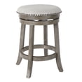 thumbnail image 3 of OSP Home Furnishings Backless Swivel Stool in Antique White Finish 2-Pack, 3 of 3
