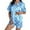 Pajama Sets for Women: Light Purple, variant on Women's Leopard Print Satin Short Sleeve Button Down Top and Shorts 2 Piece Sleepwear Pajama Set,S