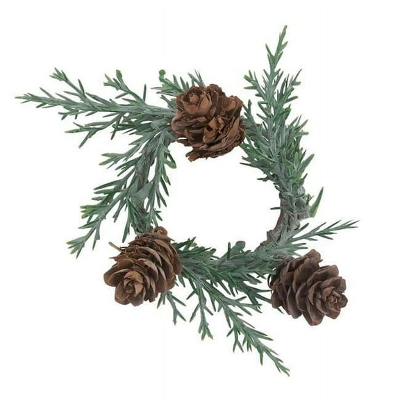 Saro Lifestyle Pine Cone Napkin Ring (Set of 4)