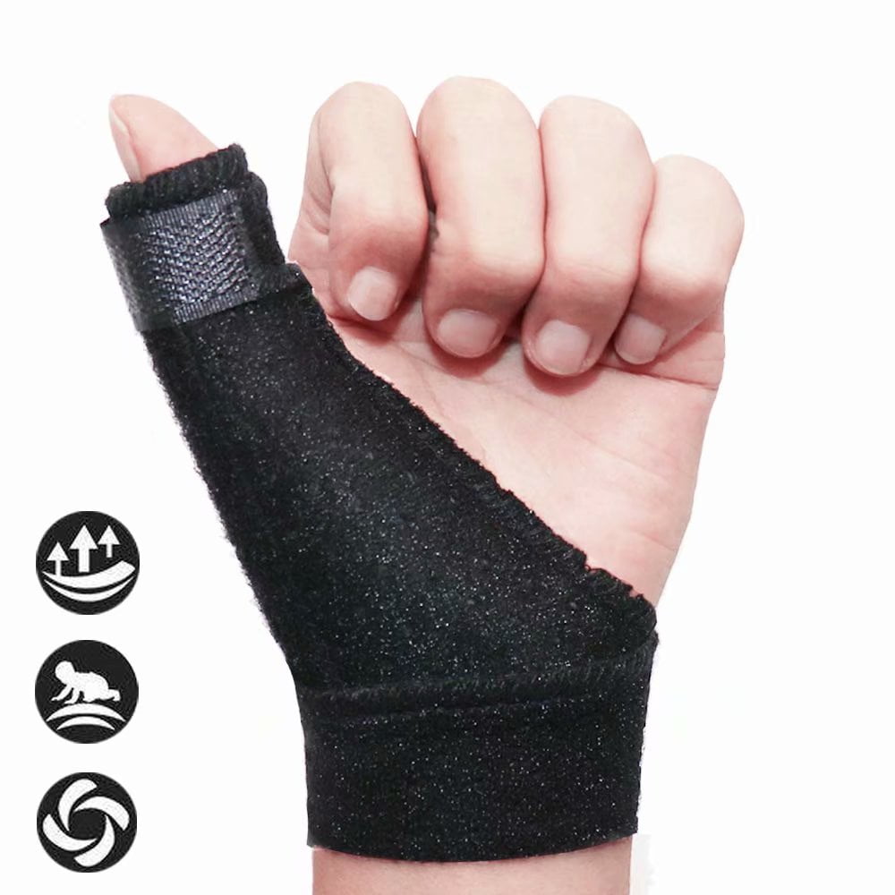 Thumb Splint Brace,Perforated Finger Brace with Metal Support, Spica