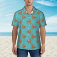 thumbnail image 4 of Goofa Funny Chicken Hawaiian Shirt for Men, Unisex Summer Beach Casual Short Sleeve Button Down Shirts,Aloha Tropical Floral print shirt-3X-Large, 4 of 9