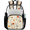 Multicolor 4, variant on Jiaoprinted Butterfly Flower Spring Clear Backpack for Stadium Events, Transparent Backpacks See Through Plastic Bag for Concerts & Work, Wildfloral Leaves