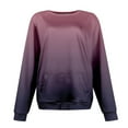 thumbnail image 5 of Kaemgyyd Crew Neck Sweatshirt for Women Casual Loose Long Sleeve Tops Trendy Color Block Fall Fashion Pullover with Pocket, 5 of 6