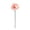 Light Pink, variant on Pollinator Water Station Stake Colorful Mini Flower Shaped Ceramic Bird Bath with Ground Spike Bee Butterfly Water Feeder Stake for Garden Potted Plant Lawn Patio Yard Decor