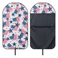 thumbnail image 6 of XYZCANDO Patriotic American Flag & Star Car Seat Towel Cover - Waterproof Sweatproof Protector with Non-Slip Backing - Universal Fit for Cars, Trucks, SUVs & Vans, 6 of 9