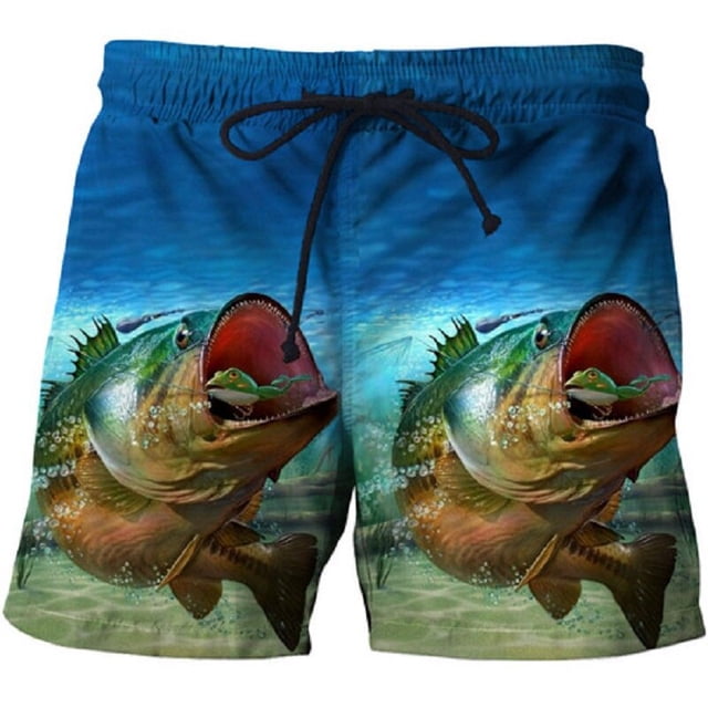 Pantalones cortos con estampado de tiburones en 3D para hombre y mujer, Shorts de playa modernos, con diseño de mar profundo, para verano Fivean unisex