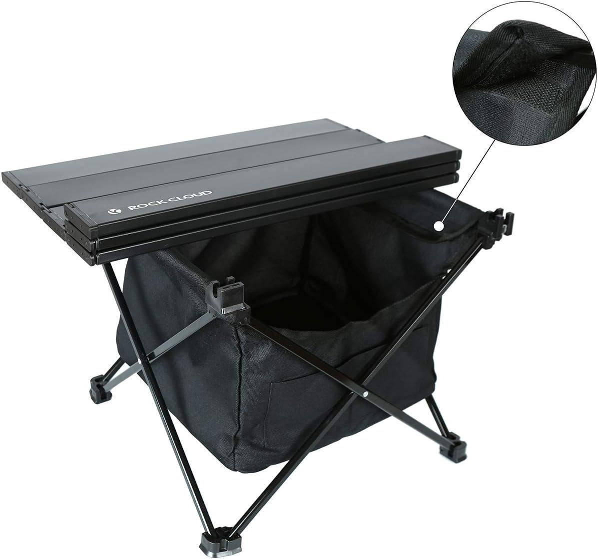 Portable Camping Table Ultralight Aluminum Camp Table with Storage Bag Folding Beach Table for Camping Hiking Backpacking Outdoor Picnic