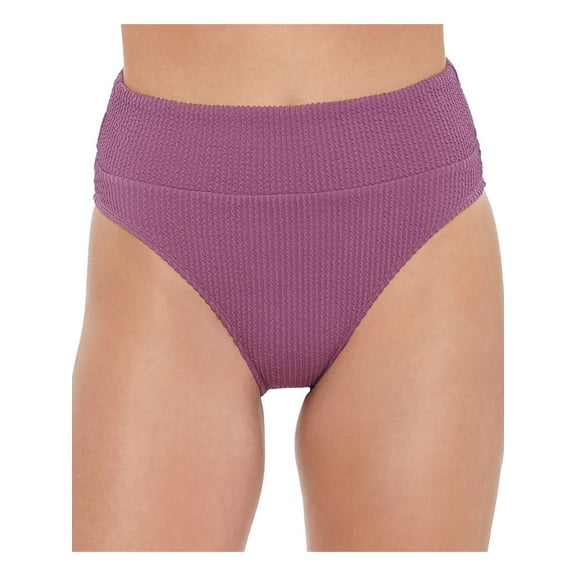 Salt   Cove Womens Ribbed High-Waist Swim Bottom Separates