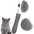 thumbnail image 1 of Gray pet comb pet cat hair removal leg hair dense tooth comb plastic cat comb detangling comb, 1 of 5