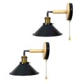 thumbnail image 2 of TISHITA Applique Murale Lampe de Chevet Décorative Industrielle pour 2 Pcs, 2 of 8