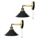 thumbnail image 2 of Lámpara de pared Lámpara de pared Lámpara de noche decorativa de estilo industrial Iluminación 2 piezas, 2 of 9