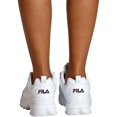 thumbnail image 5 of Fila Espadrilles Premium Disruptor Ii pour Femmes, Blanc/marine/rouge, 7.5 US, 5 of 5