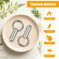 thumbnail image 4 of Guardoinrt Argent Porte-Clés Multifonctions Pilule Large Application et Fait avec le Conteneur de Pilule de Titane, 4 of 6