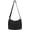 Black, variant on Canvas Hobo Crossbody Shoulder Tote Bag for Women and Men Casual Purse Messenger Bags Travel Work