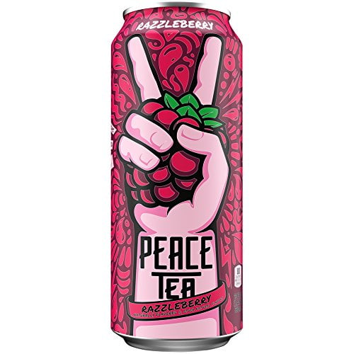 Peace Tea Razzleberry Sweet Iced Tea Drinks, 23 fl oz, 12 Pack