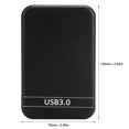 thumbnail image 3 of Hard Drive Case, With USB 3.0 Interface Durable SSD Enclosure, Easy Installation For 2.5-inch Hard Drives White,Red,Blue,Black, 3 of 8