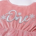 thumbnail image 6 of IDOPIP Baby Girls Winter Snowflake 1st Birthday Dress Outfit Velvet Tulle Tutu Dress + Headband, 6 of 8