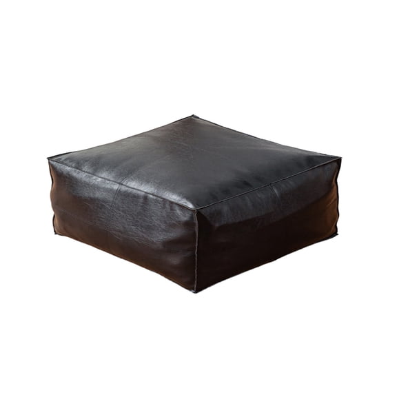 Lazy Sofa Cover, Ottoman Footstool, Storage Bean Bag Cover without Insert - Easy Access Opening for Living Room Bedroom Dorm Decor