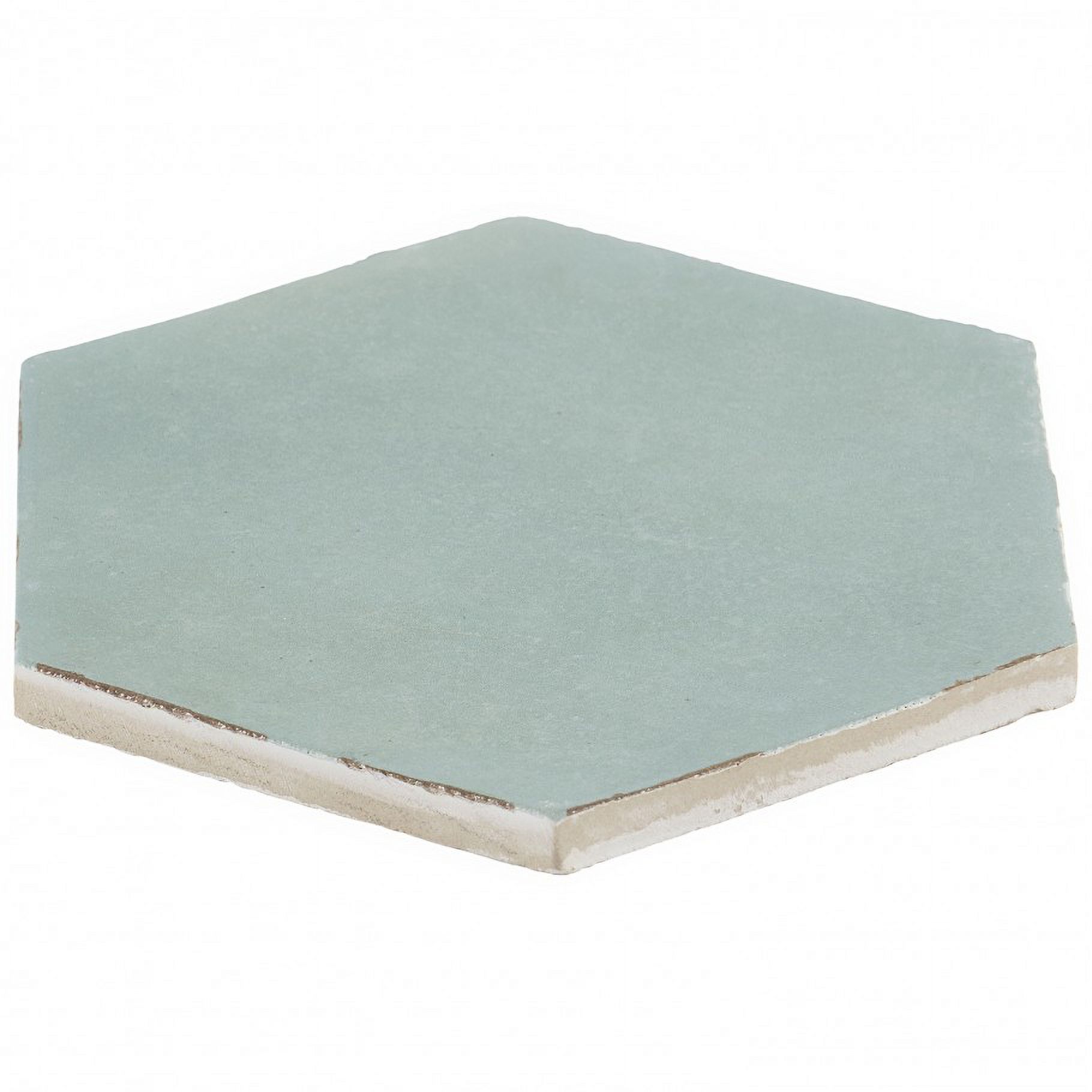 Bond Tile Palo Alto Hex Ocean Blue 5.5 in. x 6 in. Porcelain Floor and Wall Tile (5.38 Sq. Ft. / Case)