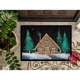 thumbnail image 3 of Carolines Treasures PJC1090JMAT Welcome Lodge Christmas Log Home Door Mat Indoor Rug or Outdoor Welcome Mat 24x36, 3 of 4