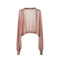 thumbnail image 3 of Gmluru Women'S Lightweight Cardigan Casual Leopard Print-Neck Knitted Button Long Sleeved Sweater Top Coat Top Pink 3XL, 3 of 9