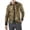 Gold, variant on YLSDY Men's Sequin Mesh Long Sleeve Shirt, Disco Party Sparkle Design, Button-Down Performance Top Black S