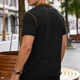 thumbnail image 4 of CBASIHI Henley Shirts for Men with Pocket- Classic Short Sleeve Summer Fashion Casual Mens Lightweight T-Shirt Black Size S, 4 of 9