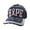 Dark Denim, variant on Top Headwear Studded Hope Pink Ribbon Distressed Baseball Cap - Denim