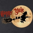 thumbnail image 3 of CafePress - Happy Yule - Women's Long Sleeve Charcoal Gray Pajamas, 3 of 3
